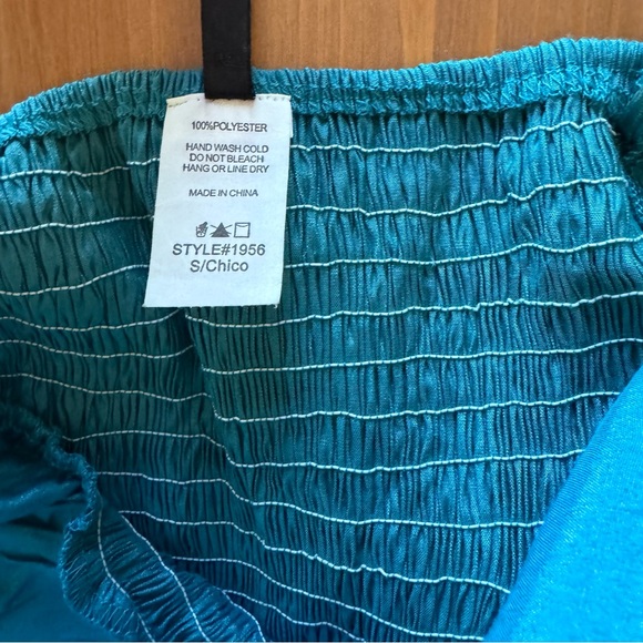 Y2K Ruched Ruffle Blouse - Picture 7 of 7